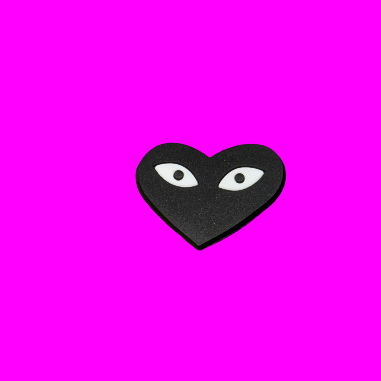 HEART croc charm