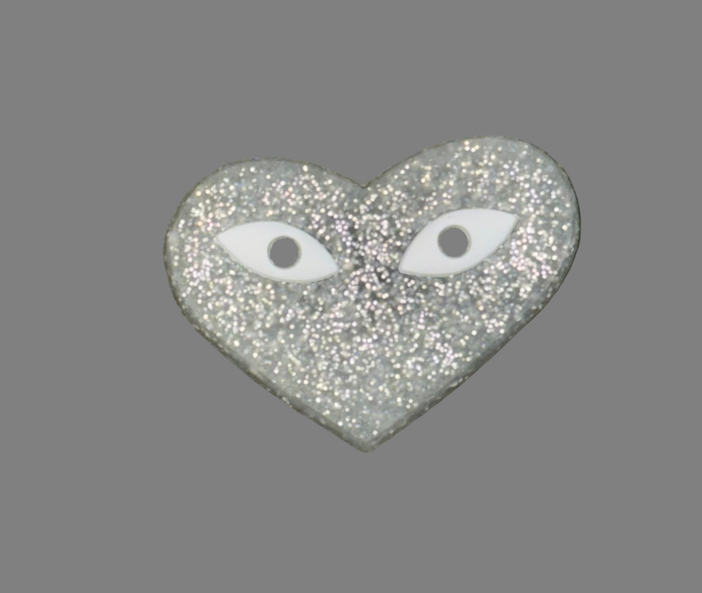HEART croc charm