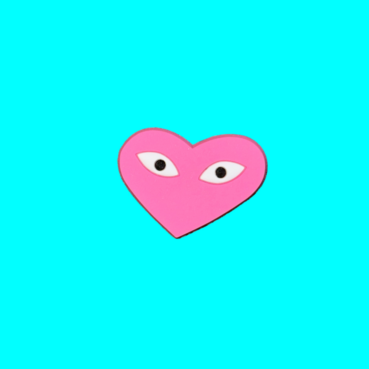 HEART croc charm