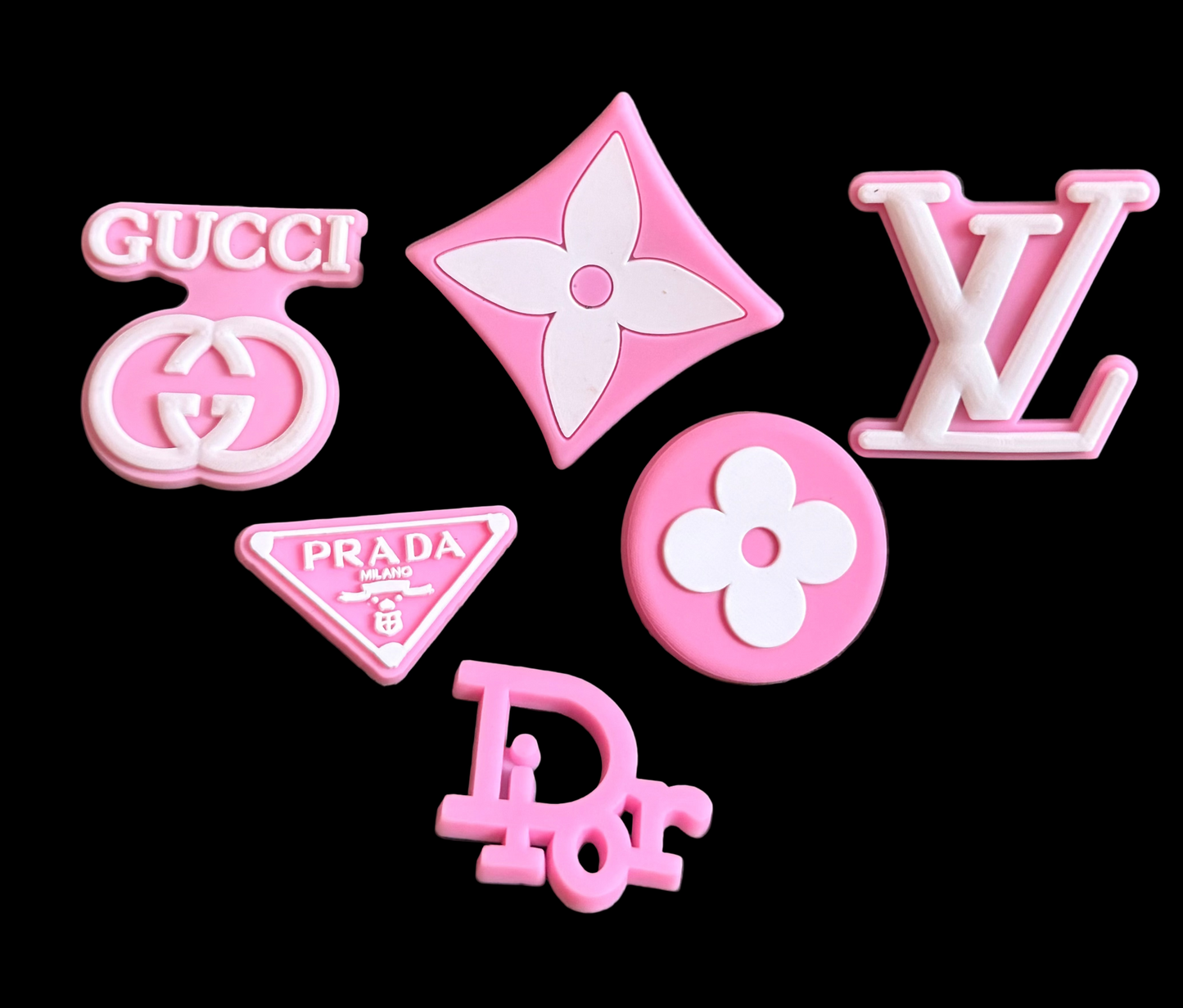 BABY PINK CROC CHARMS