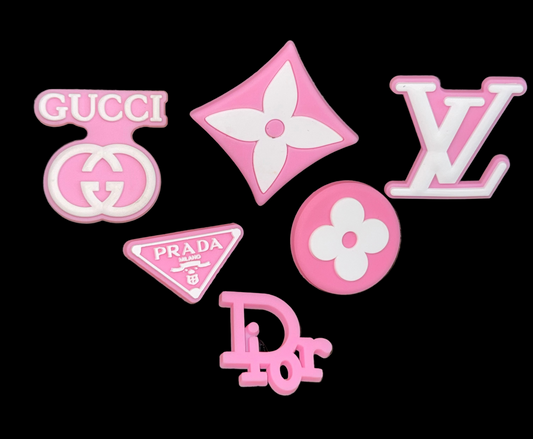 BABY PINK CROC CHARMS