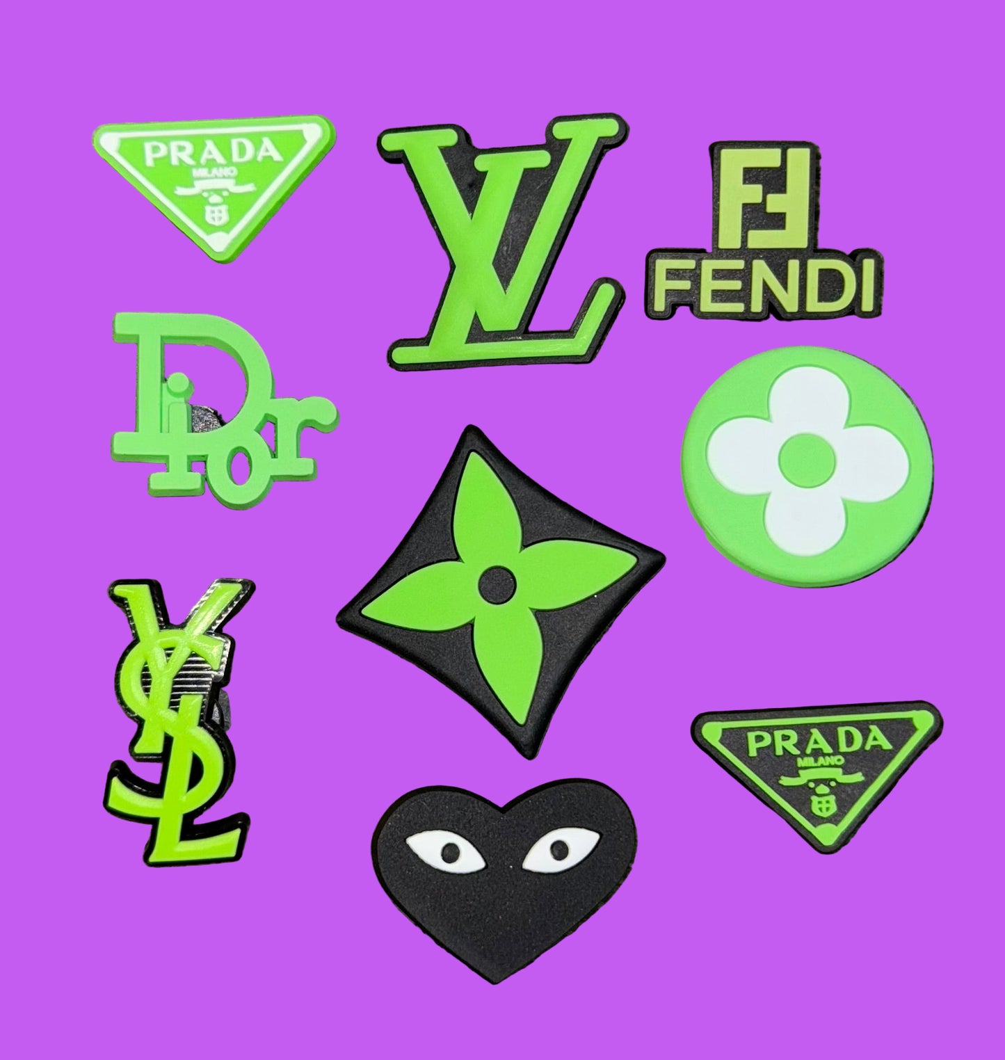 Designer croc charms