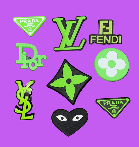 Designer croc charms